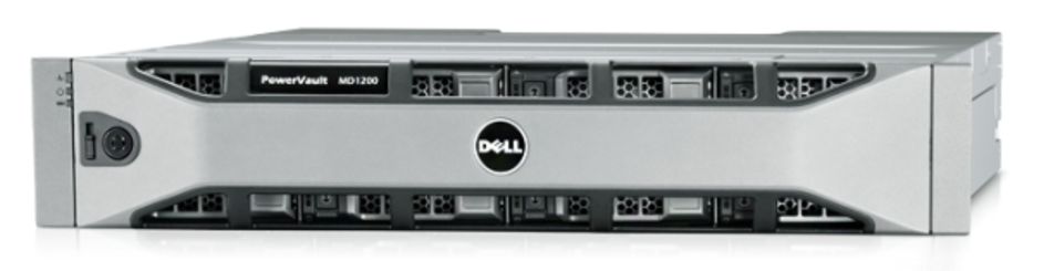 DELL POWERVAULT MD1200 DAS ARRAY - 12 X HDD INSTALLED
